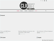 Tablet Screenshot of cliqist.com